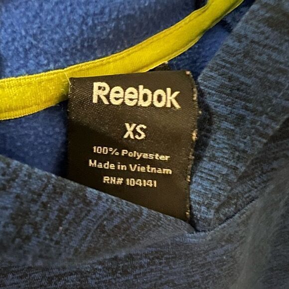 Reebok blue/black Boy Hoodie size XS - Picture 4 of 4